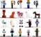 Minecraft Nano Metalfigs 20 Pack Wave 3 | 1.65 Inch Die-Cast Metal Figures